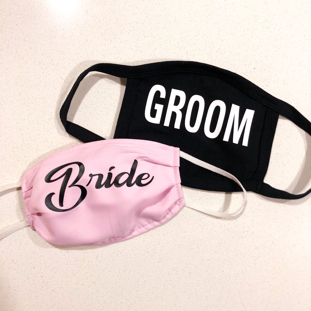 Face mask for bride and Groom
