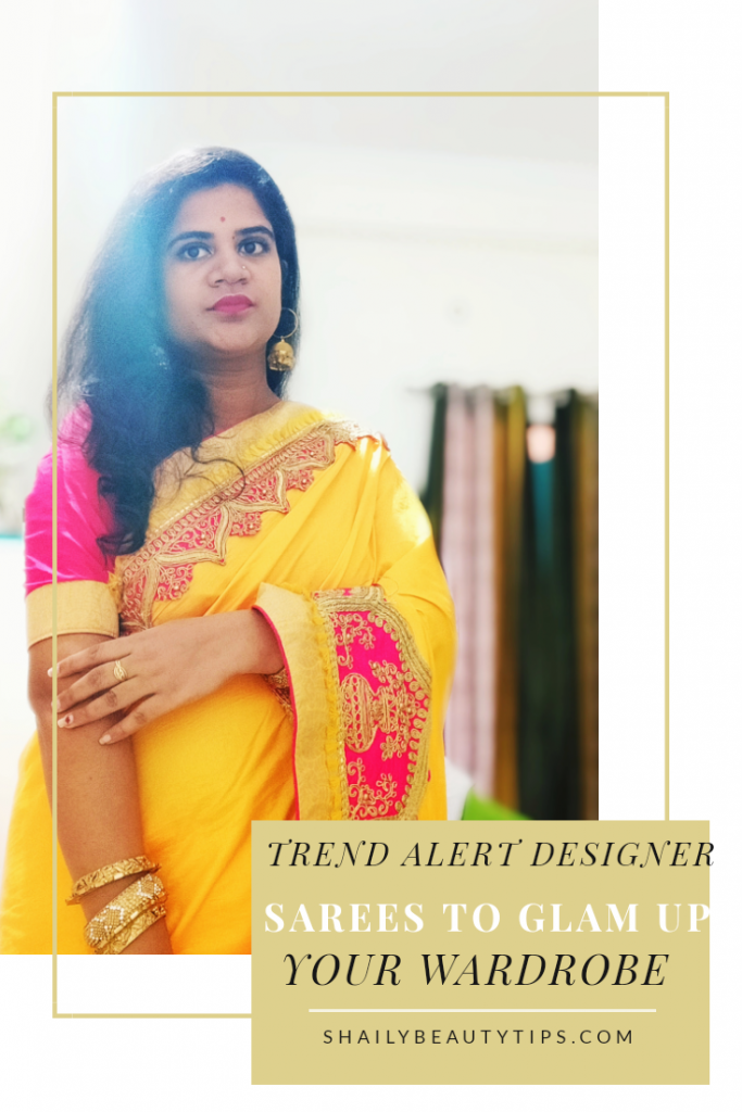 Trend Alert Designer Sarees to Glam up your wardrobe﻿