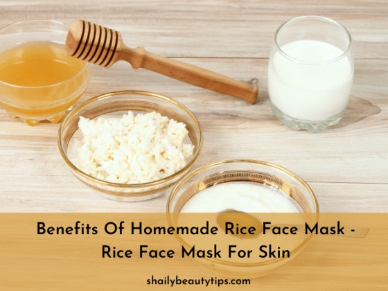 Homemade Rice Face Mask